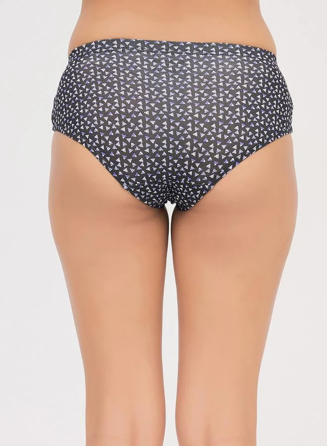 Clovia  Pack of 3-Mid Hipster Bikini with Inner Elastic - Cotton for Women | Best Price UAE